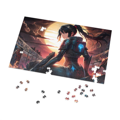 Shadow of the Cyber Dawn - Jigsaw Puzzle (30, 110, 252, 500,1000-Piece)