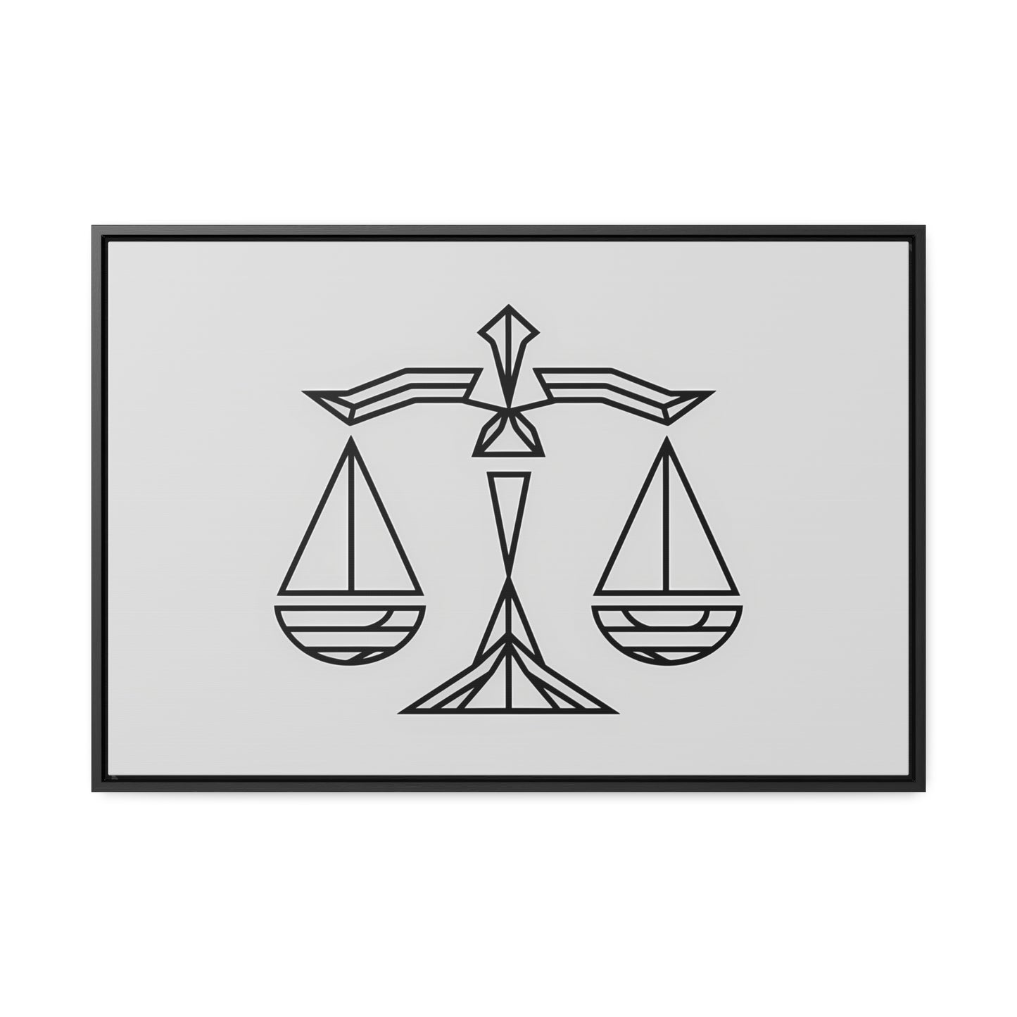 Balance of Justice - Gallery Canvas Wraps, Horizontal Frame