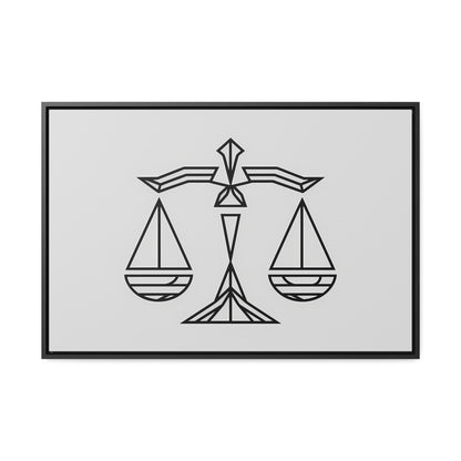 Balance of Justice - Gallery Canvas Wraps, Horizontal Frame