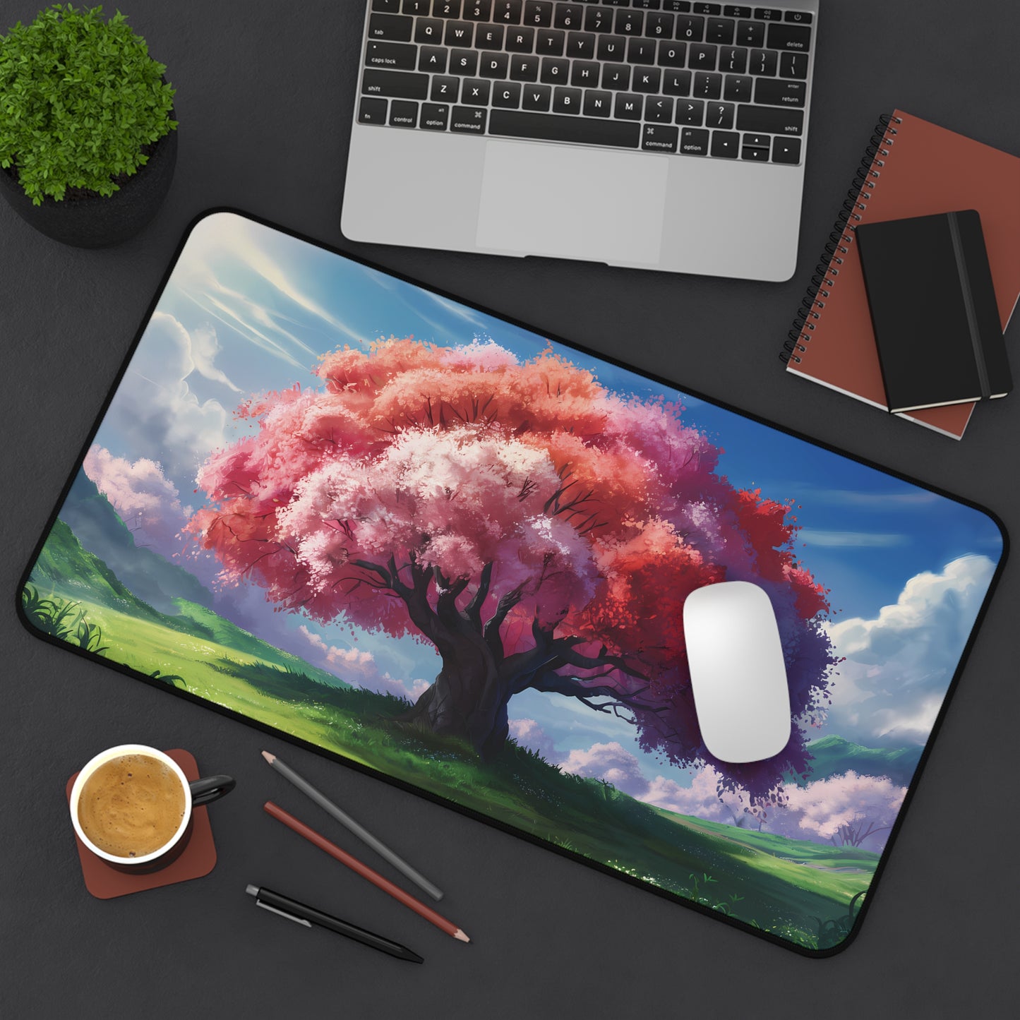 Idyllic cherry blossom - Desk Mat