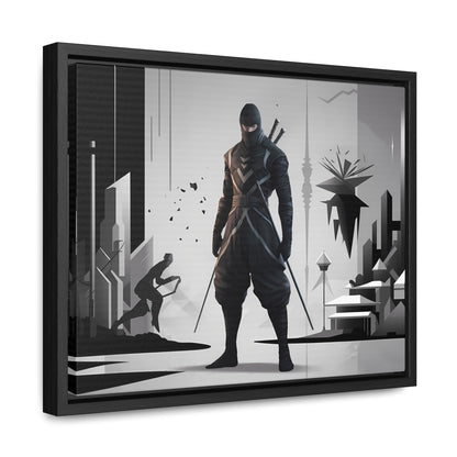 Shadowblade: The Silent Protector - Gallery Canvas Wraps, Horizontal Frame