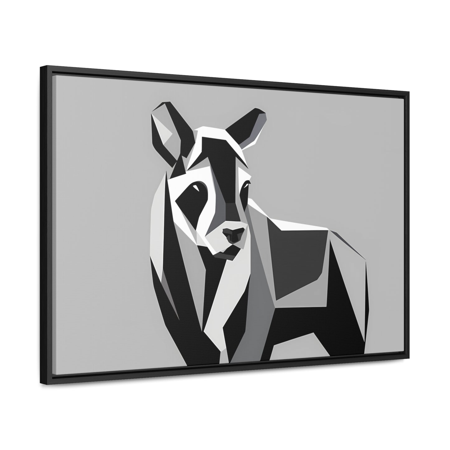 Monochrome Geometry - Gallery Canvas Wraps, Horizontal Frame