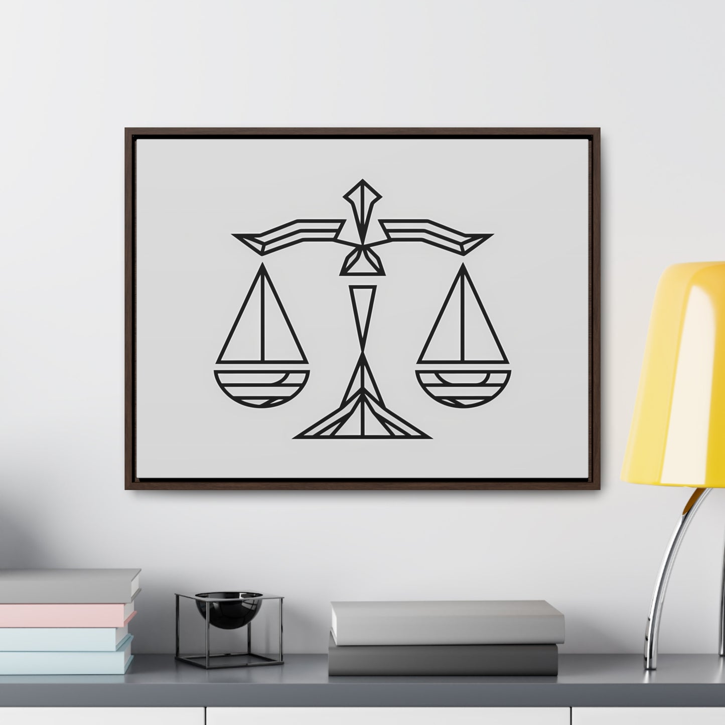 Balance of Justice - Gallery Canvas Wraps, Horizontal Frame