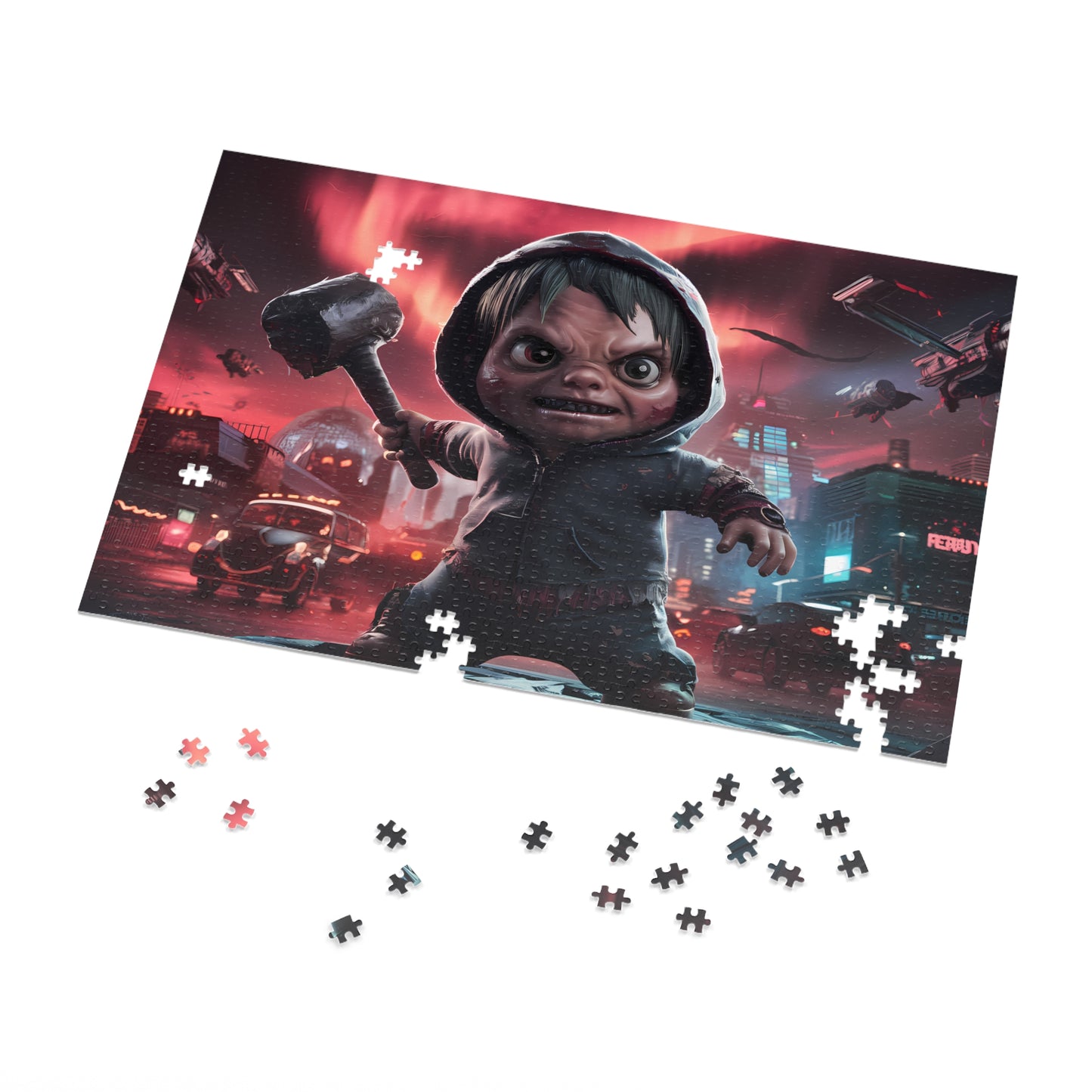 Wrath of the Tiny Titan - Jigsaw Puzzle (30, 110, 252, 500,1000-Piece)