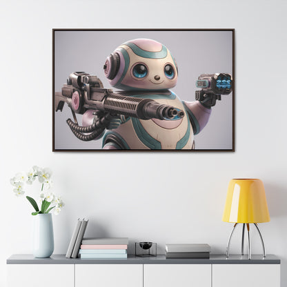 "Adorable Defender" - Gallery Canvas Wraps, Horizontal Frame