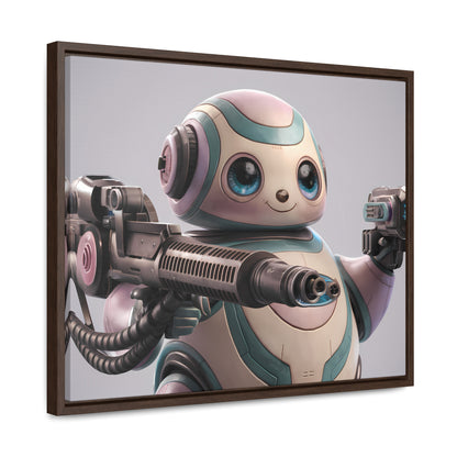 "Adorable Defender" - Gallery Canvas Wraps, Horizontal Frame