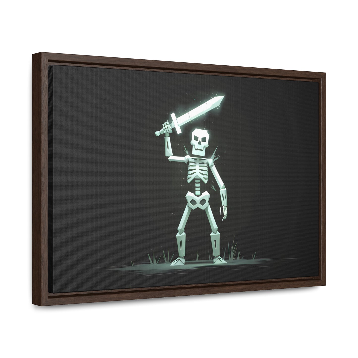 Rise of the Skeleton Warrior - Gallery Canvas Wraps, Horizontal Frame