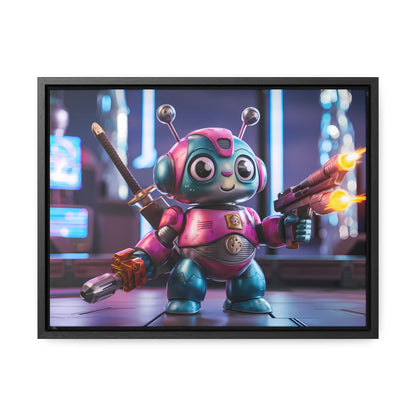 Robo-Samurai Defender - Gallery Canvas Wraps, Horizontal Frame