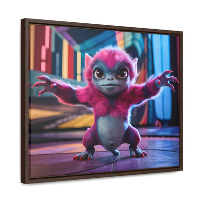 Cosmic Critter on the Dance Floor - Gallery Canvas Wraps, Horizontal Frame