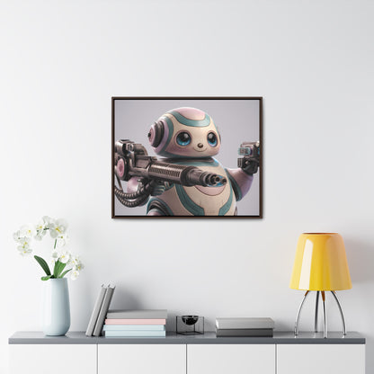 "Adorable Defender" - Gallery Canvas Wraps, Horizontal Frame