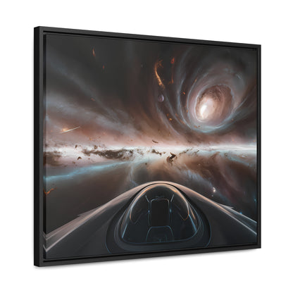 Journey Through the Celestial Abyss - Gallery Canvas Wraps, Horizontal Frame