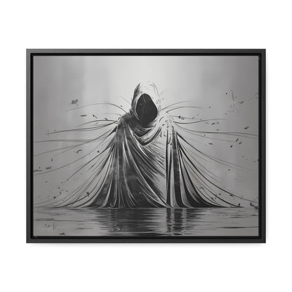 Ethereal Sentinel of the Abyss - Gallery Canvas Wraps, Horizontal Frame