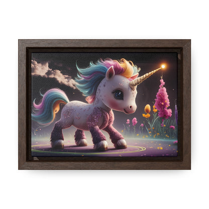 "Twilight Spark of the Enchanted Meadow" - Gallery Canvas Wraps, Horizontal Frame