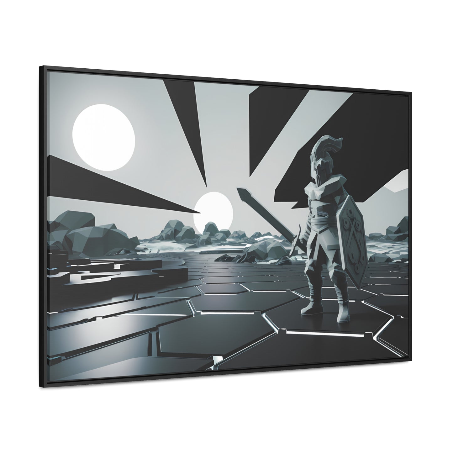 Guardian of the Twin Suns - Gallery Canvas Wraps, Horizontal Frame