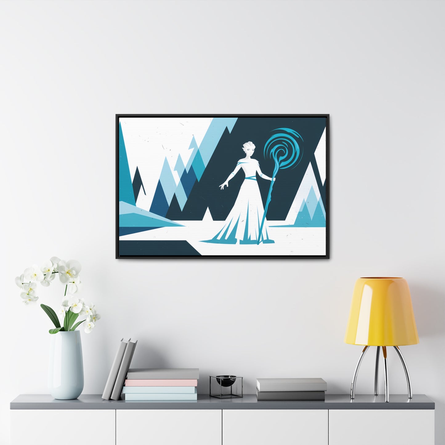 Winter's Embrace - Gallery Canvas Wraps, Horizontal Frame