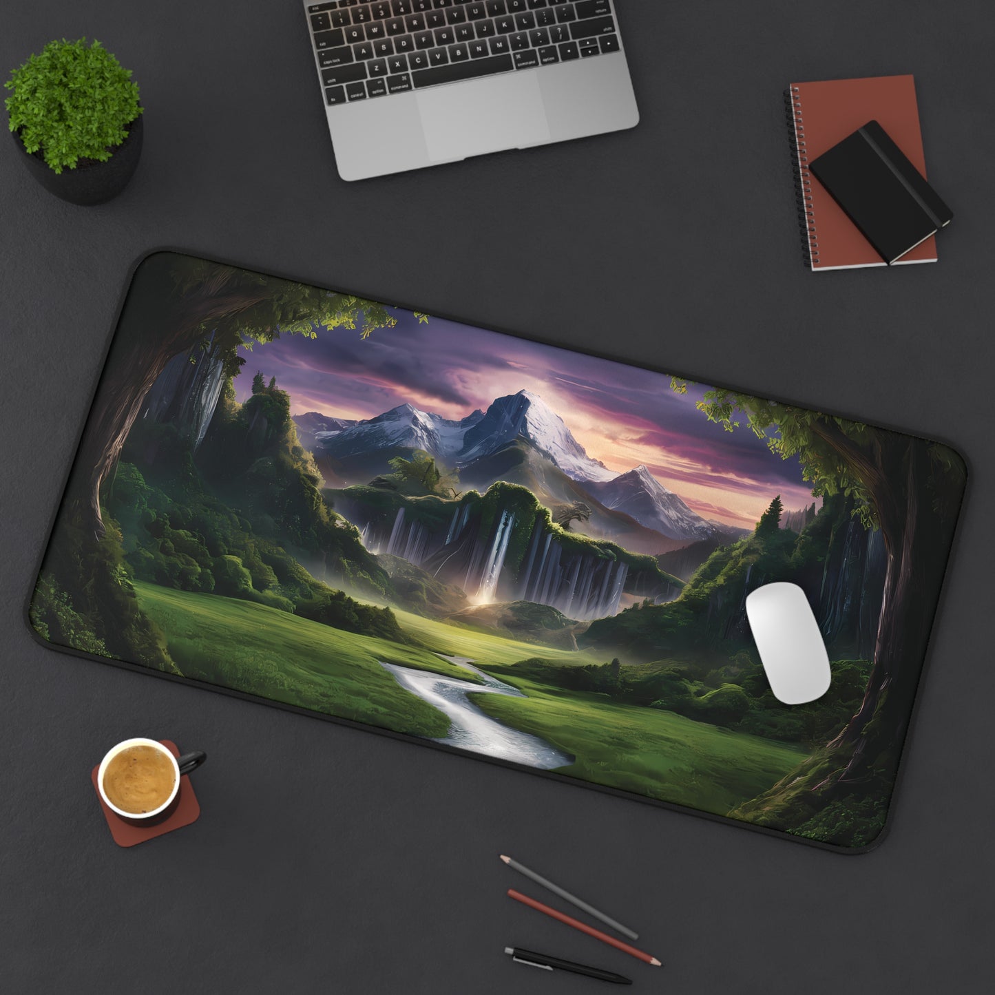 Idyllic Dell - Desk Mat