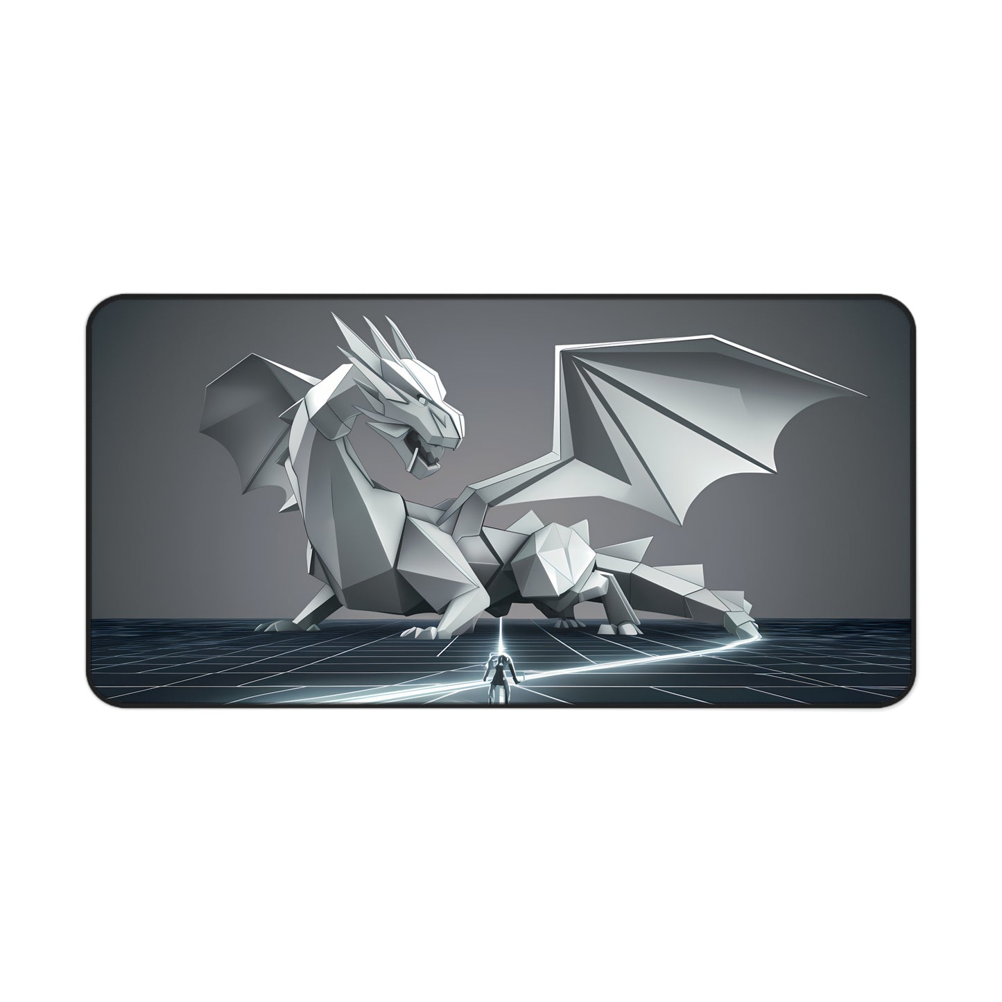 "Cyber Dragon Confrontation" - Desk Mat