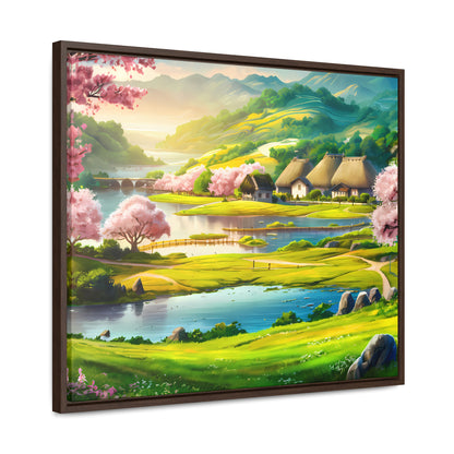 Serenity in Spring Meadows - Gallery Canvas Wraps, Horizontal Frame