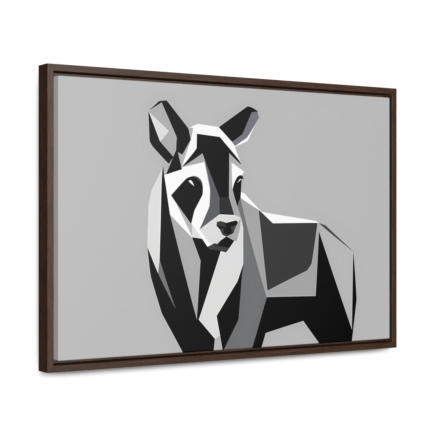 Monochrome Geometry - Gallery Canvas Wraps, Horizontal Frame