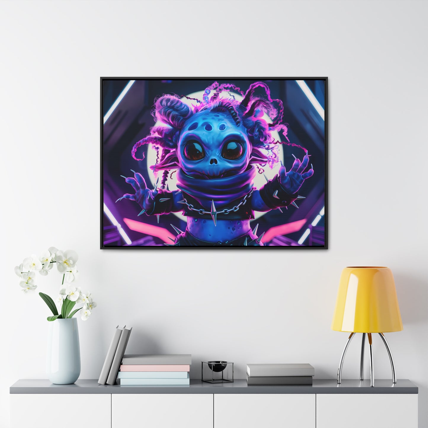 Alien Punk Starlet - Gallery Canvas Wraps, Horizontal Frame