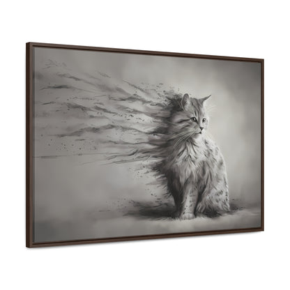 Ephemeral Whiskers - Gallery Canvas Wraps, Horizontal Frame