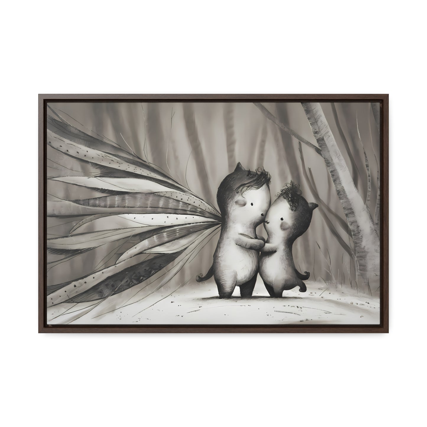 Whispers of the Forest - Gallery Canvas Wraps, Horizontal Frame