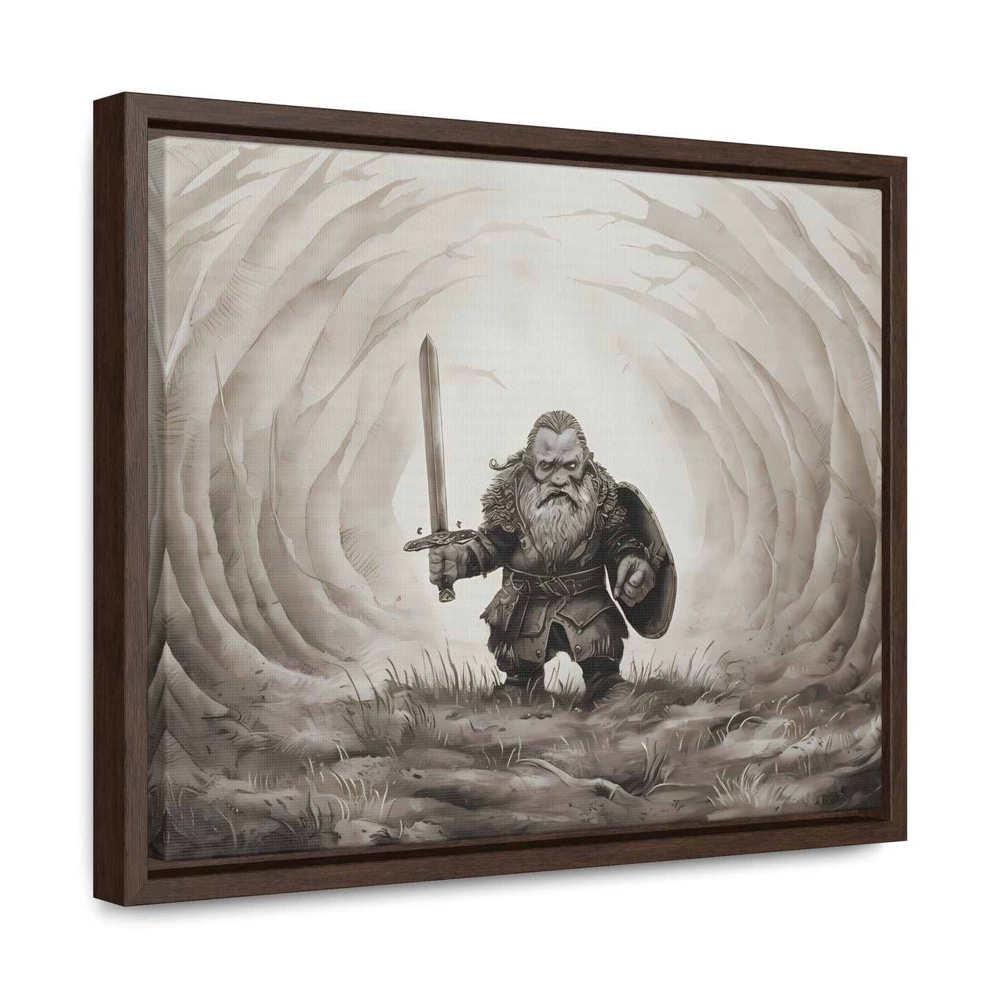 Defender of the Hollowed Path - Gallery Canvas Wraps, Horizontal Frame