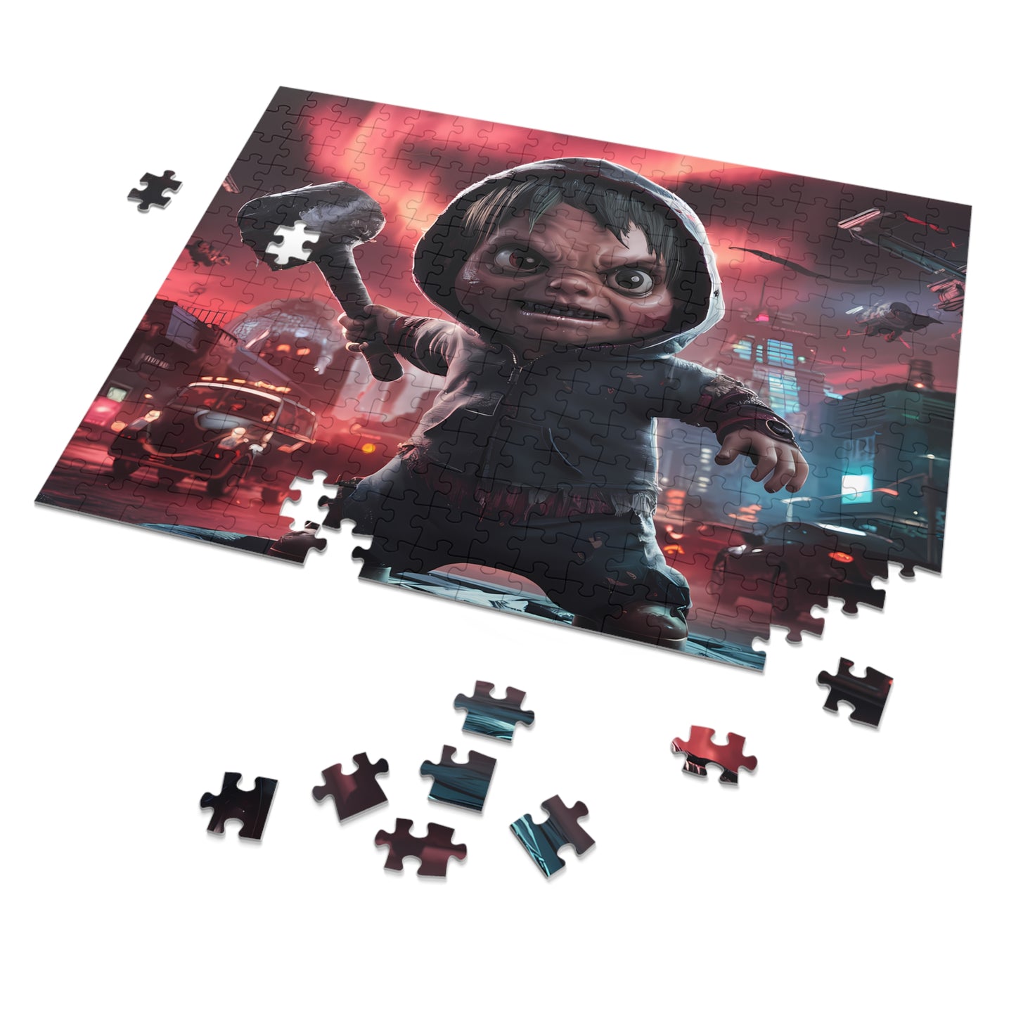 Wrath of the Tiny Titan - Jigsaw Puzzle (30, 110, 252, 500,1000-Piece)