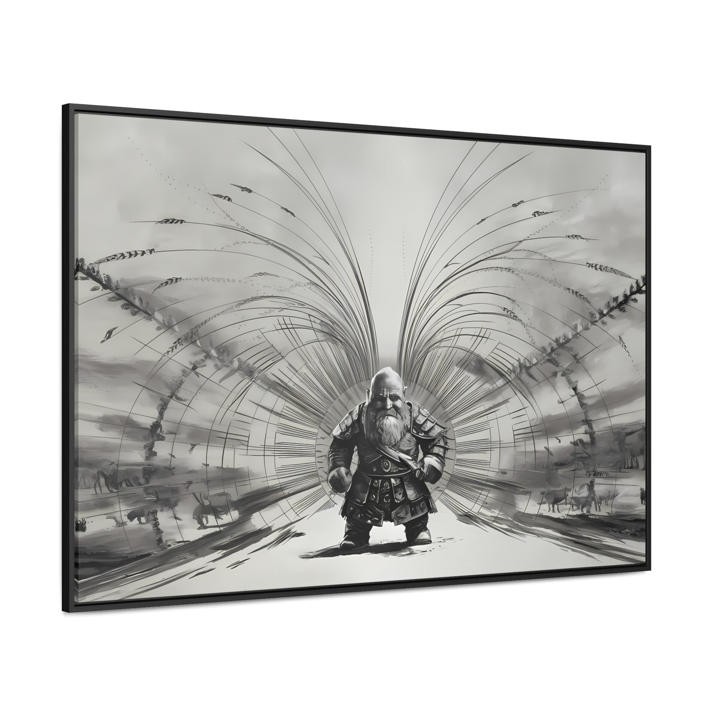 Guardian of the Elemental Winds - Gallery Canvas Wraps, Horizontal Frame