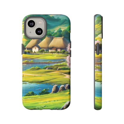 Idyllic Anime Village - Smartphone Tough Cases