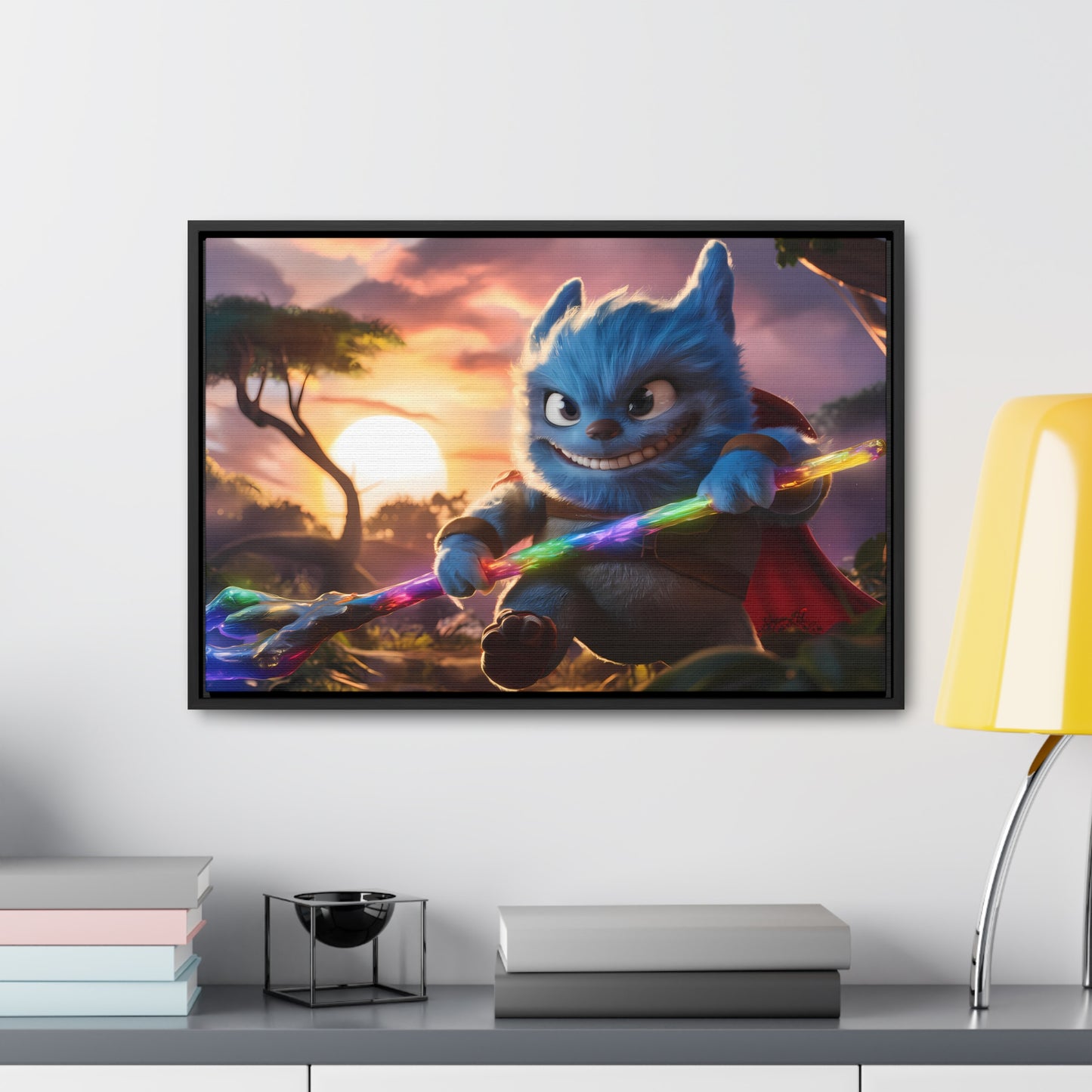 Guardian of the Enchanted Forest - Gallery Canvas Wraps, Horizontal Frame