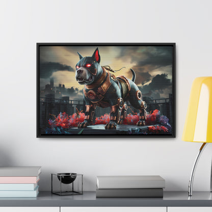 Cyberhound Sentinel - Gallery Canvas Wraps, Horizontal Frame