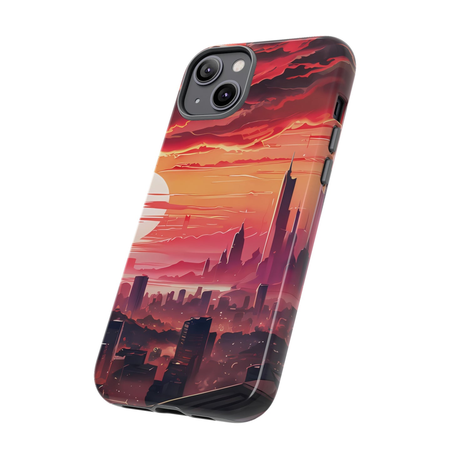 Anime City at Dawn - Smartphone Tough Cases