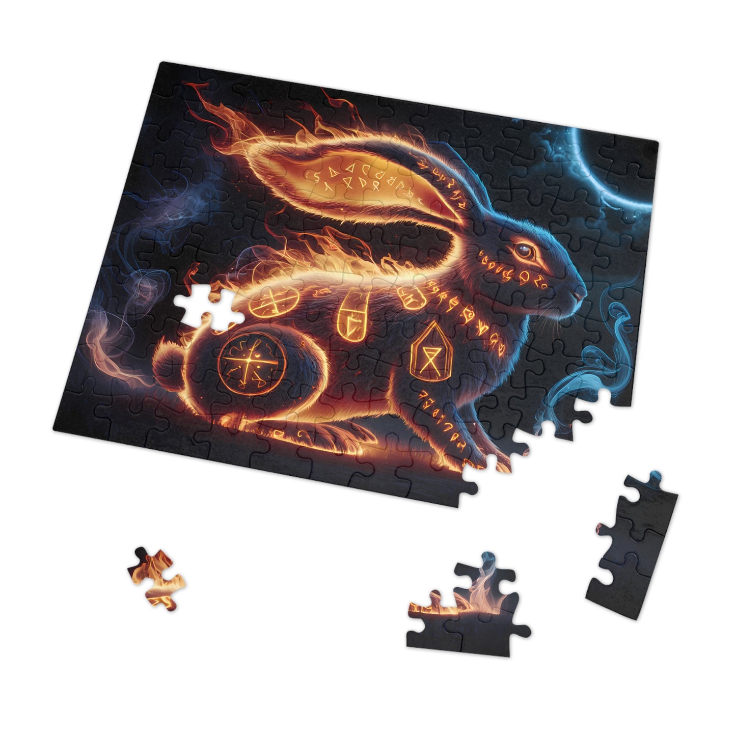 Runes of the Fire Hare - Jigsaw Puzzle (30, 110, 252, 500,1000-Piece)