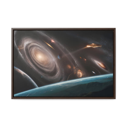 Galactic Odyssey - Gallery Canvas Wraps, Horizontal Frame