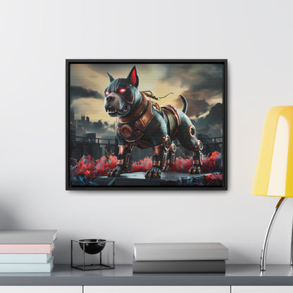 Cyberhound Sentinel - Gallery Canvas Wraps, Horizontal Frame