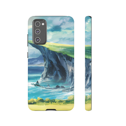 Anime Cliff by the Sea - Smartphone Tough Cases