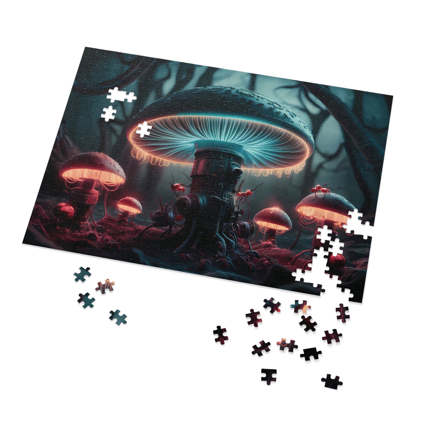 Steampunk Mushroom - Jigsaw Puzzle (30, 110, 252, 500,1000-Piece)