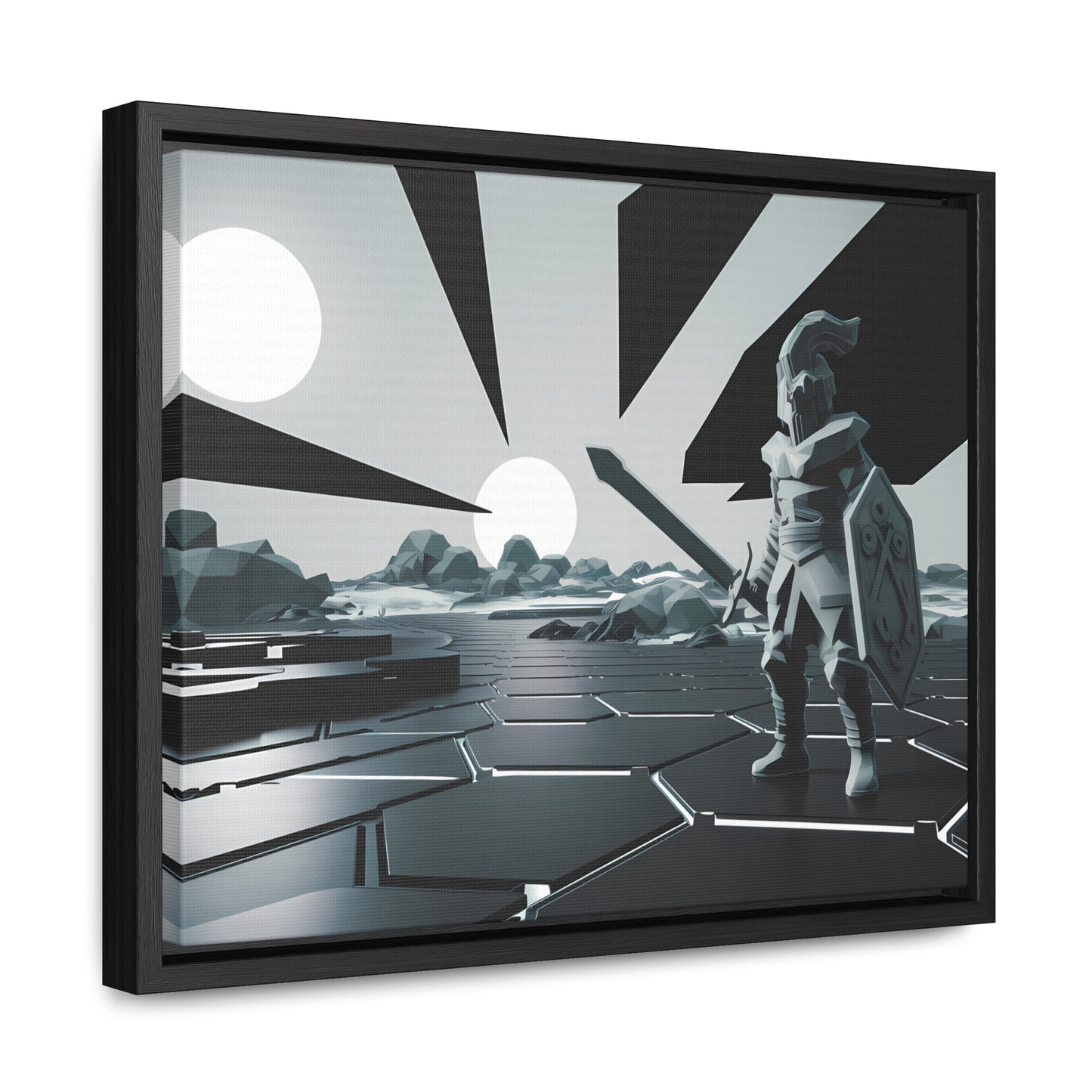 Guardian of the Twin Suns - Gallery Canvas Wraps, Horizontal Frame