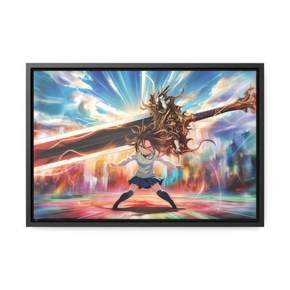 Blade of the Infinite Resolve - Gallery Canvas Wraps, Horizontal Frame