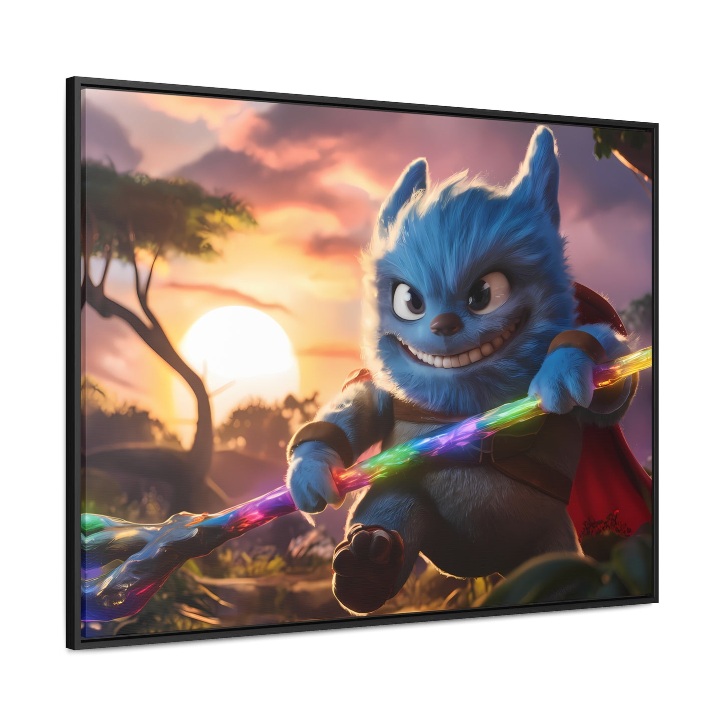 Guardian of the Enchanted Forest - Gallery Canvas Wraps, Horizontal Frame