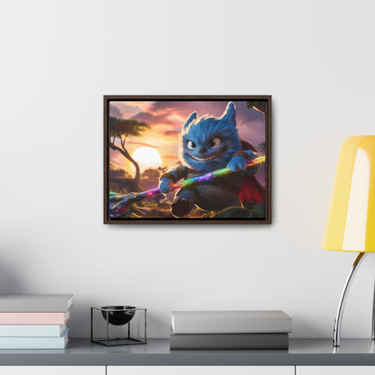 Guardian of the Enchanted Forest - Gallery Canvas Wraps, Horizontal Frame