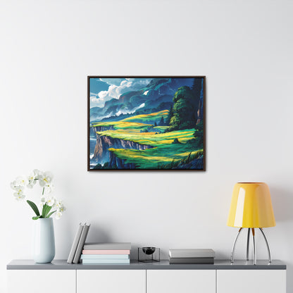 Edge of the Wild Coast - Gallery Canvas Wraps, Horizontal Frame