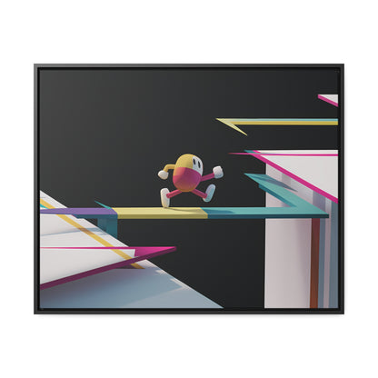 "Leaping Through Dimensions" - Gallery Canvas Wraps, Horizontal Frame