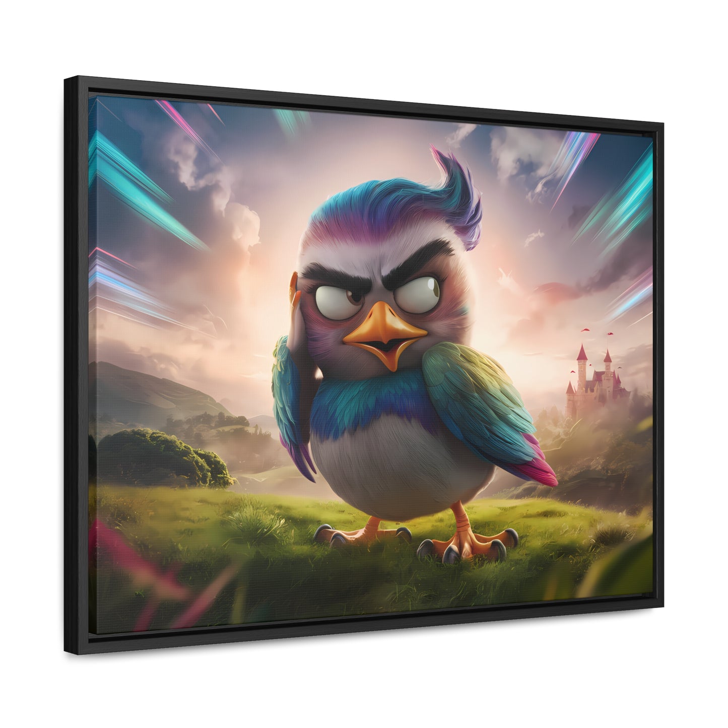 Feathered Fury: The Guardian of the Sky - Gallery Canvas Wraps, Horizontal Frame