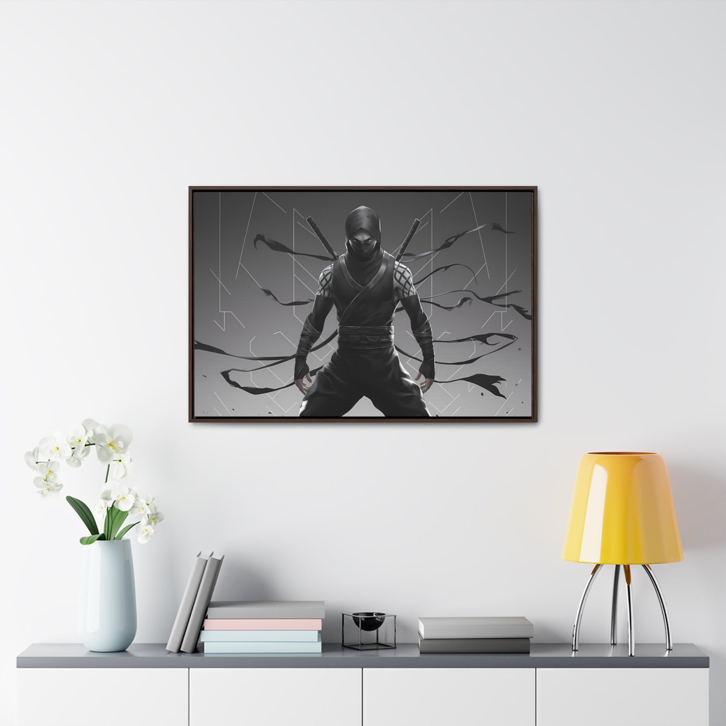 Shadowblade Sentinel - Gallery Canvas Wraps, Horizontal Frame