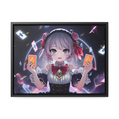 "Arcane Card Mastery" - Gallery Canvas Wraps, Horizontal Frame