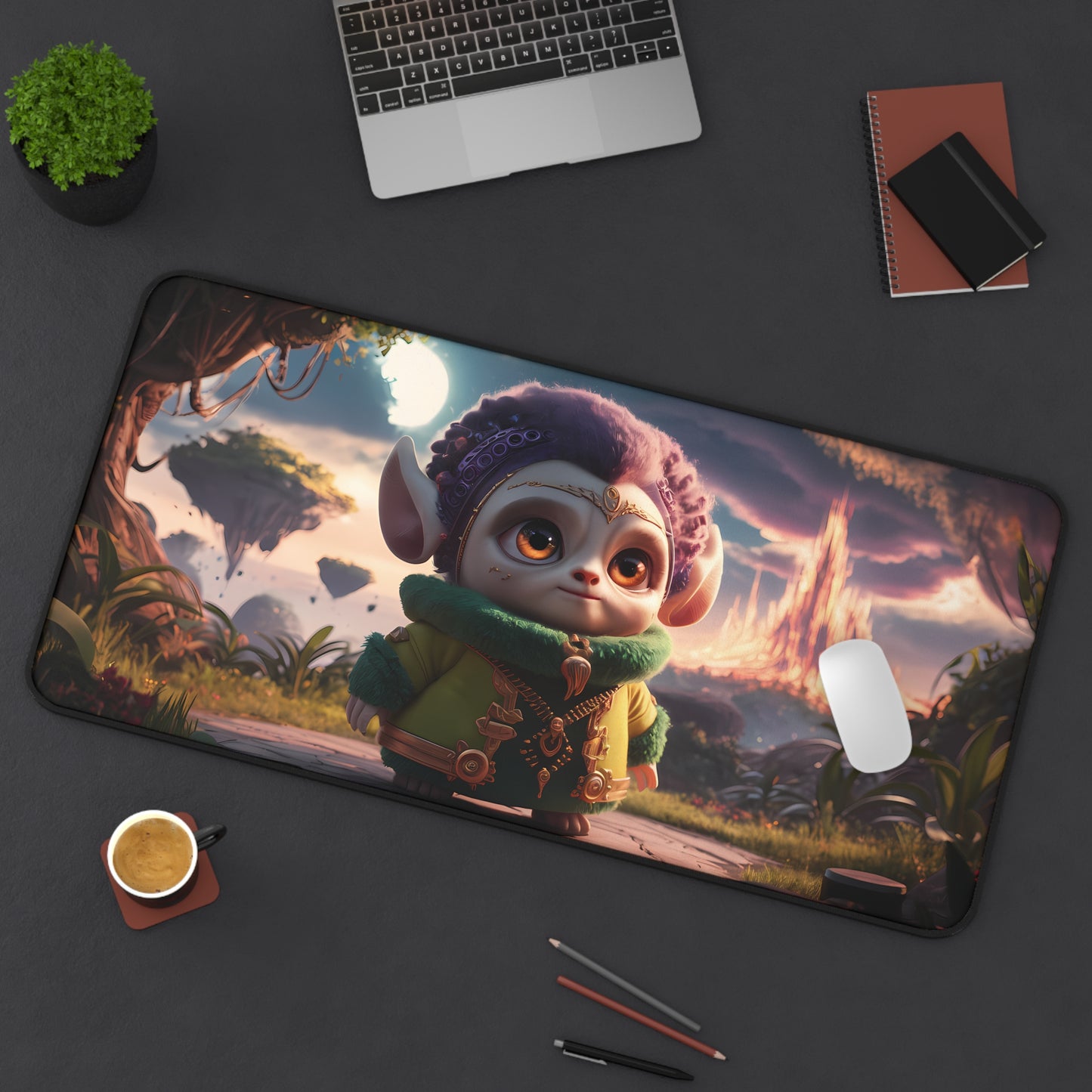 Cute Alien Ambassador - Desk Mat