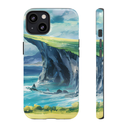 Anime Cliff by the Sea - Smartphone Tough Cases