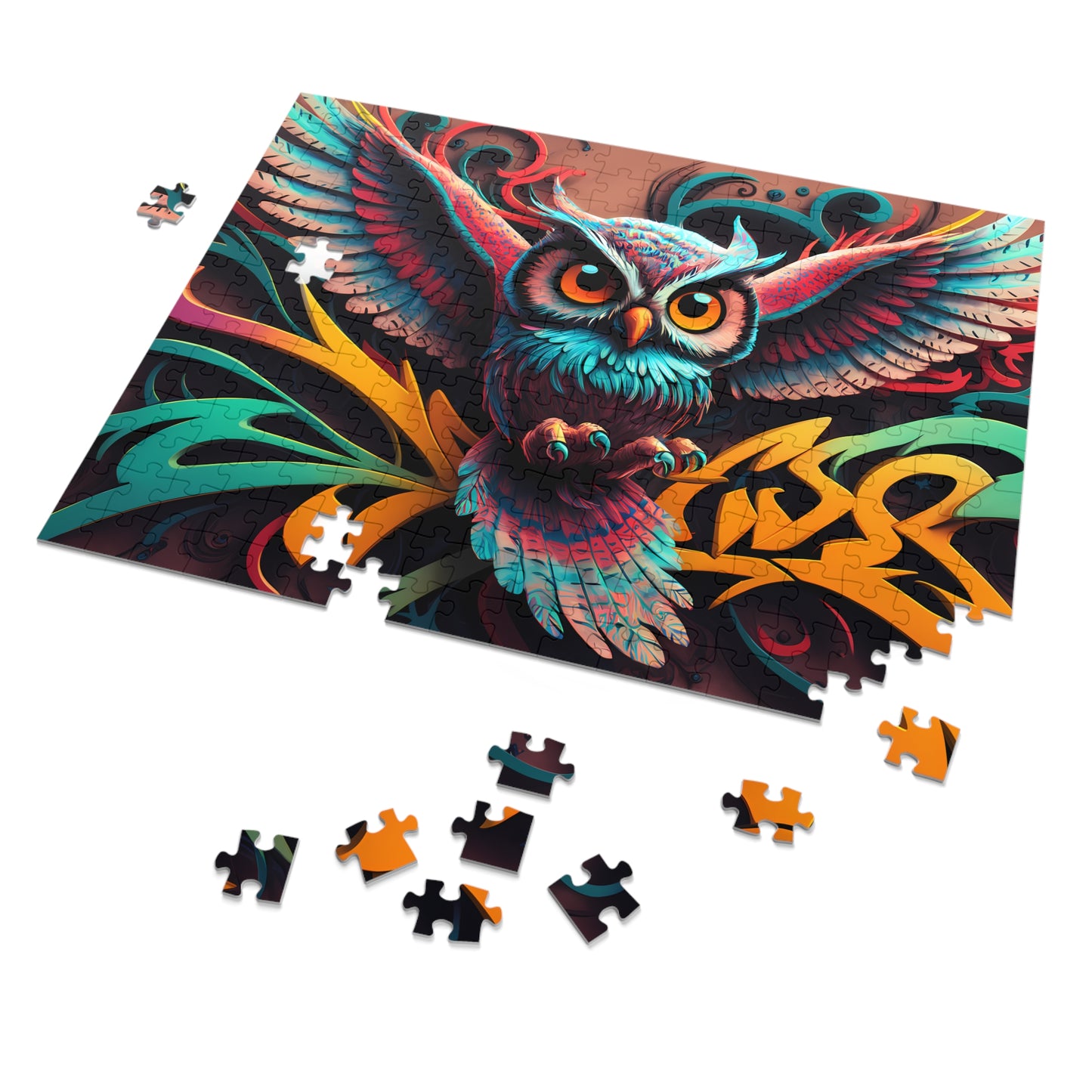 Vibrant Nocturnal Symphony - Jigsaw Puzzle (30, 110, 252, 500,1000-Piece)